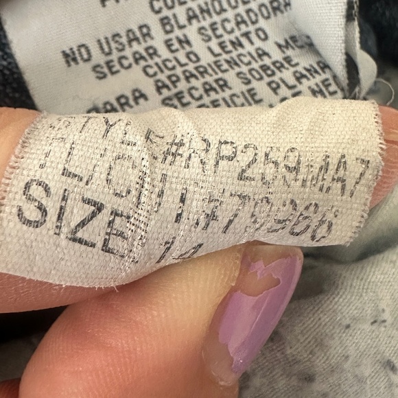 Common Gene Bootcut Medium Wash Jeans, Size 14 Embrodered pocket - Picture 9 of 9